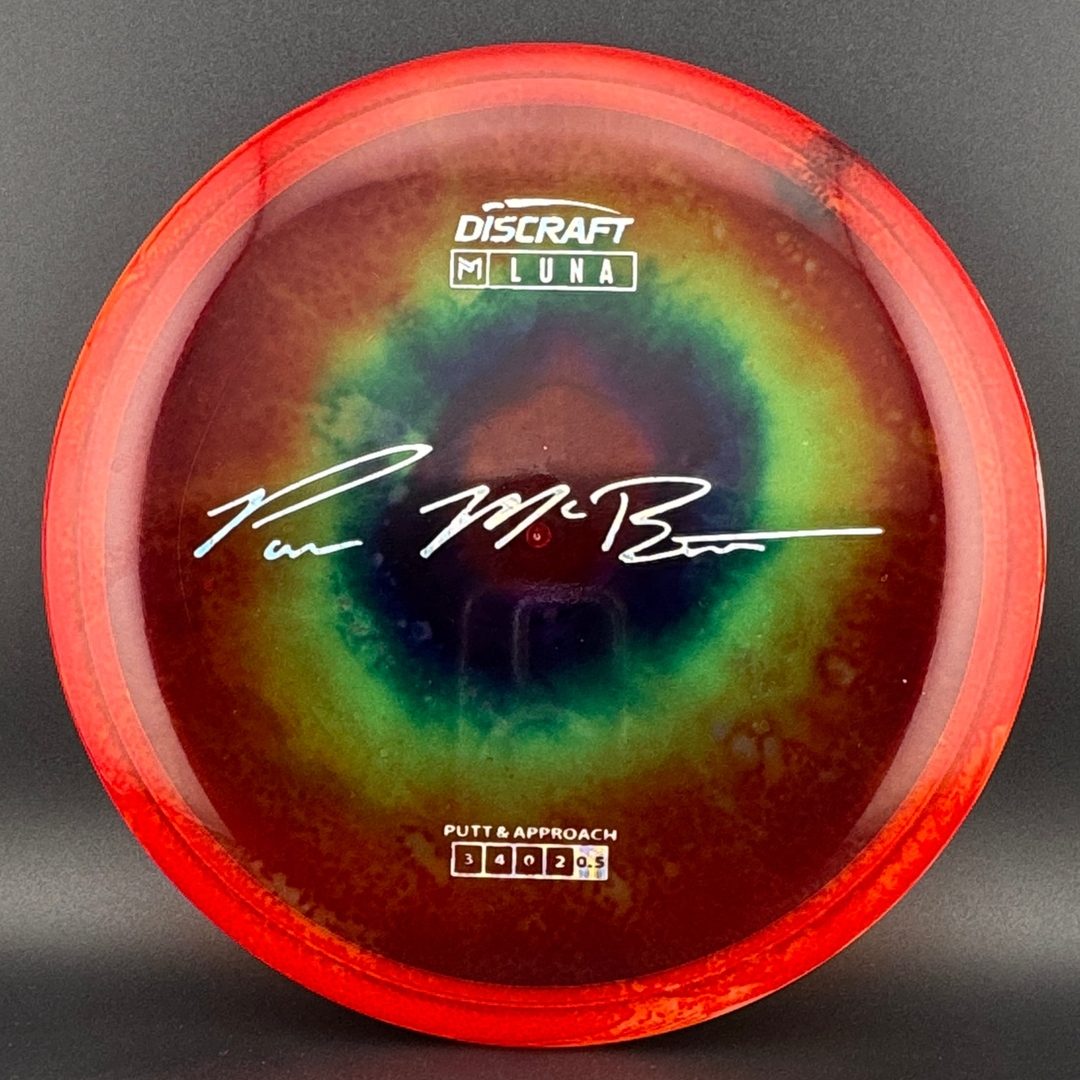 Fly Dye Z Luna Disc Golf Putter - Édition Paul McBeth
