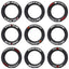 New Connected Car Tire Stickers, Tire Letter Stickers, English Letter 3D Stereoscopic Stickers - Korvel