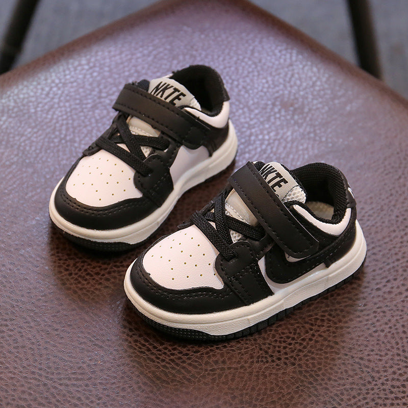 Children's Sneakers Spring And Autumn Children's Sports Shoes Boys Baby Shoes Casual Shoes Girls White Shoes - Korvel
