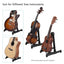 Professional Electric Guitar Stand Universal Folding Electric Acoustic Bass Stand A-Frame Musical Rack Holder Guitar Accessories - Korvel