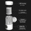 Faucet filter splash proof water purifier filter booster 720 degree rotating universal extension filter water nozzle - Korvel