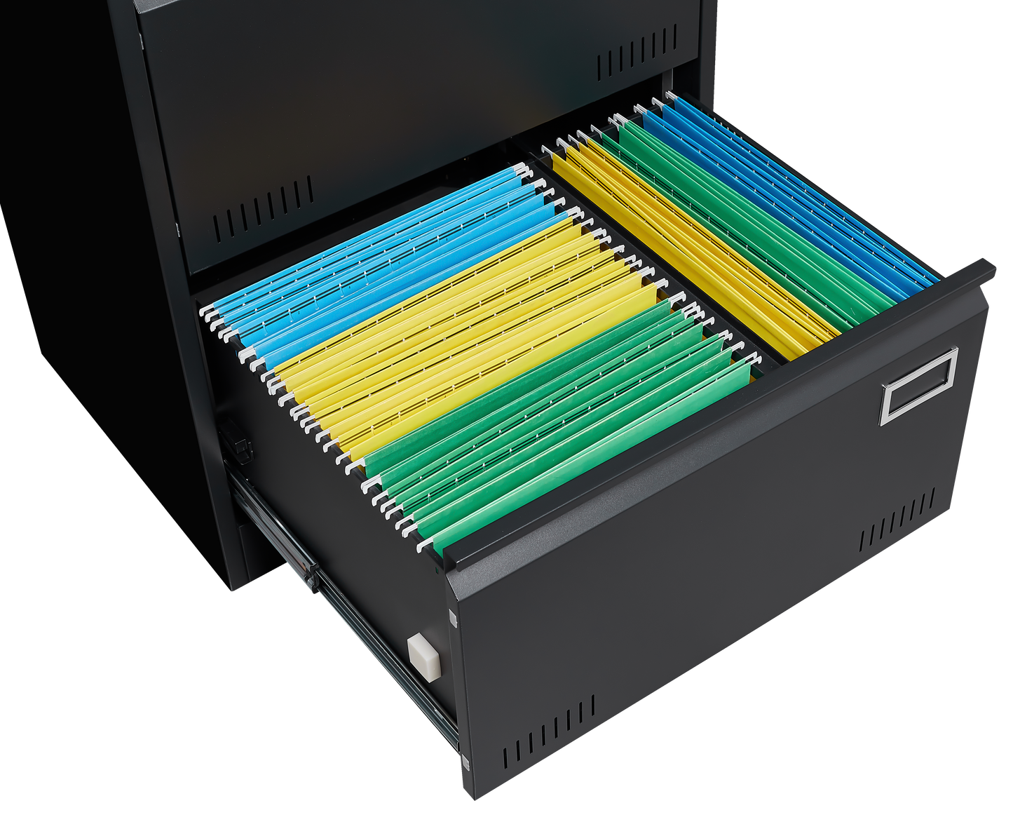 Filing Cabinet Lateral File Cabinet 3 Drawer Blcak Locking Metal File Cabinets Three Drawer - Korvel