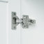 Elegant 4-Door Bathroom Storage Cabinet with Adjustable Shelves