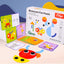 Montessori Wooden Geometry Puzzle for Early Learning