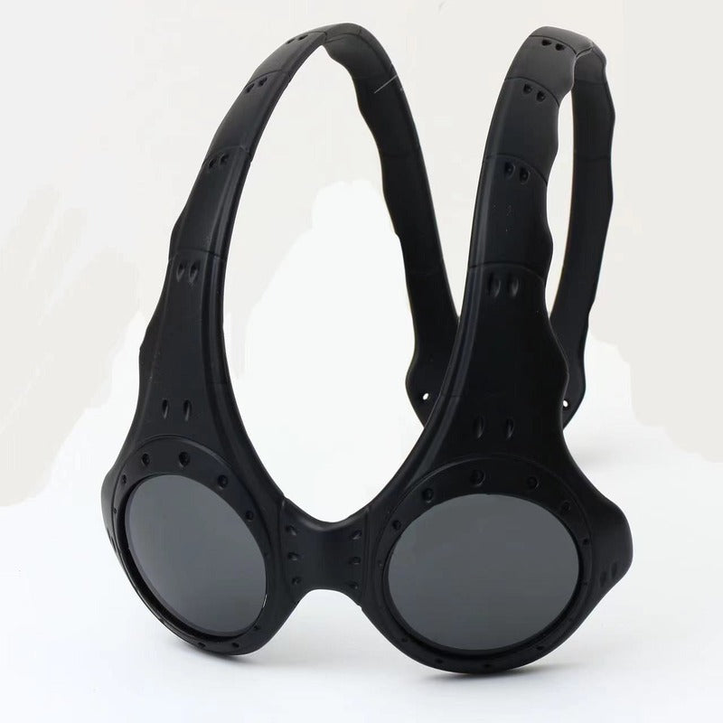 Unisex Over - The - Top Sunglasses. Ideal for outdoor cycling and sports. Fashionable retro - style metal - framed glasses. - Korvel