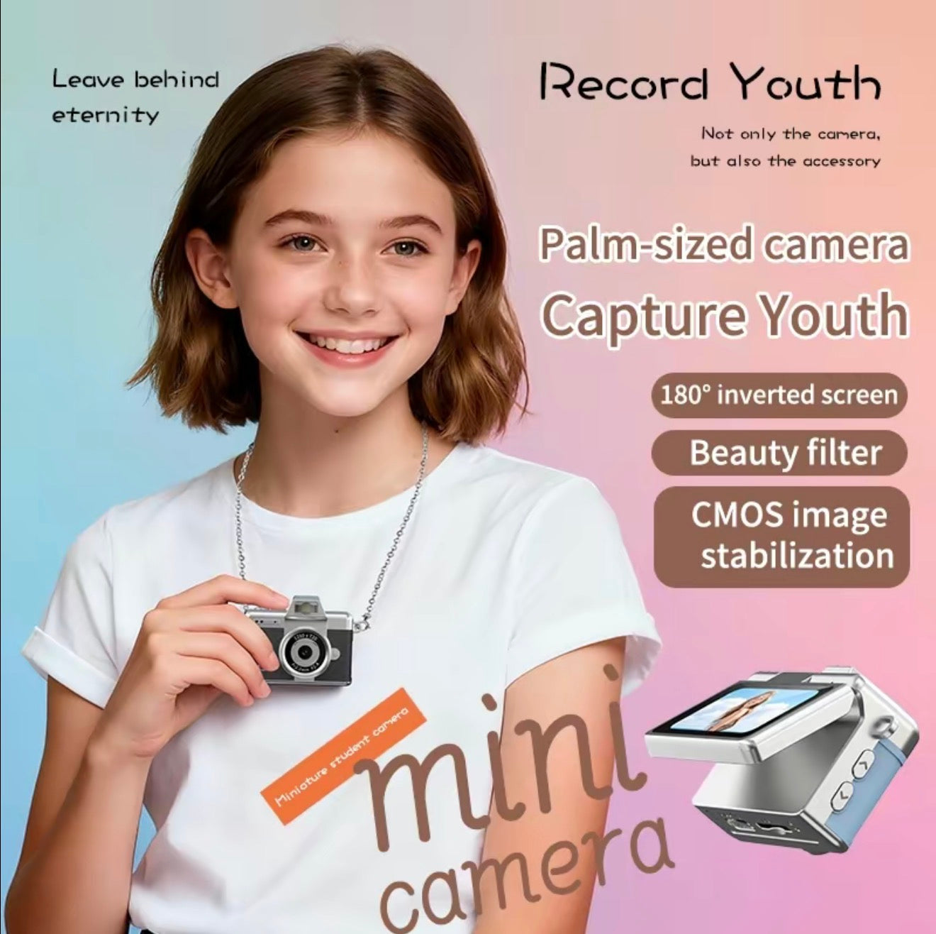 VintagePix Mini Cam - Retro Compact Digital Camera