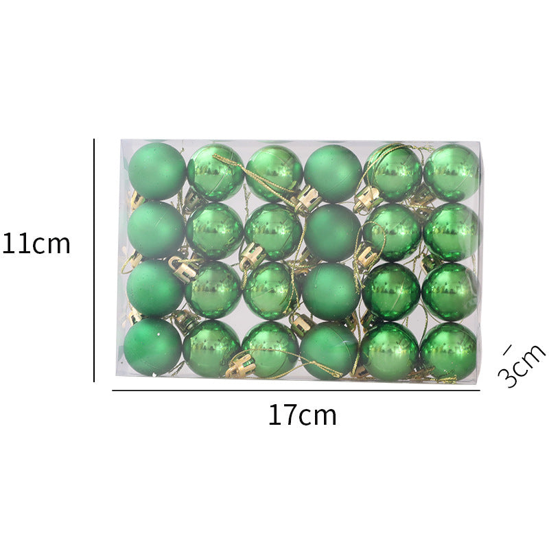 Christmas Ball Plastic Electroplating Christmas Ball Christmas Tree Creative Decoration Gift - Korvel