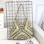 Hollow out straw woven bag woven belt armpit bag - Korvel