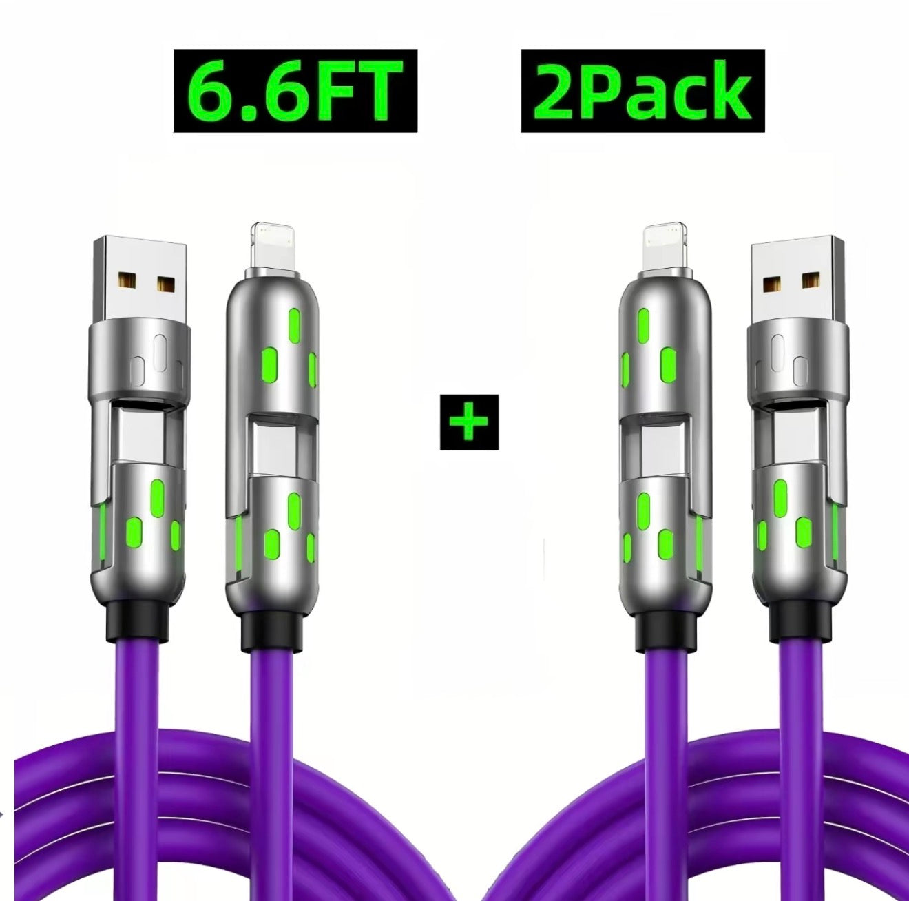UniCharge 4-in-1 USB Cable - 6.6FT