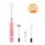 3-Piece Electric Milk Frother And Whisk Set - Korvel