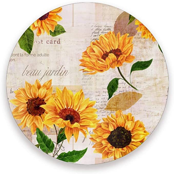 Trivet Circular de Cerámica Premium con Diseño Personalizable