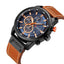 Watch Top Brand Man Watches with Chronograph Sports Waterproof Clock Man Watches Military Luxury Men's Watch Analog Quartz - Korvel