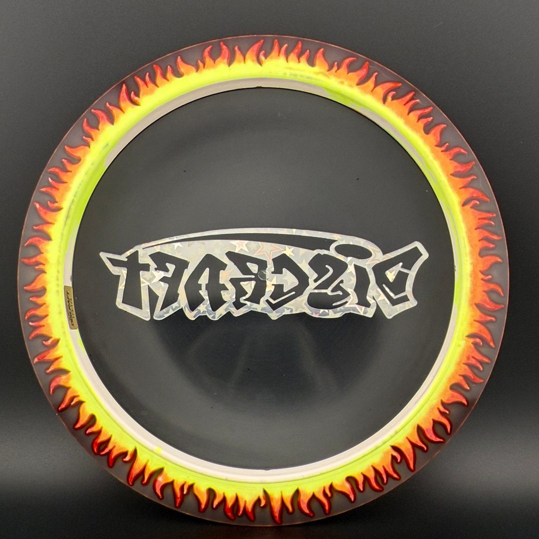 Fly Dye FuZed Scorch - Graffiti Bar Stamp Disc Golf Driver