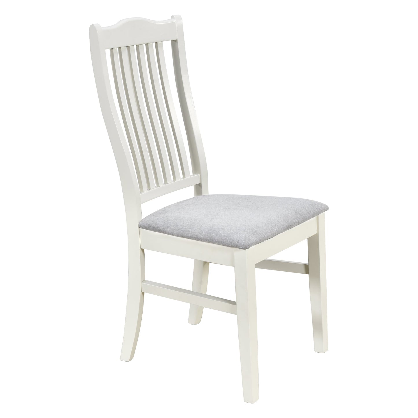 Conjunto de Mesa de Comedor de Madera de 6 Piezas TOPMAX de Estilo Mid-Century