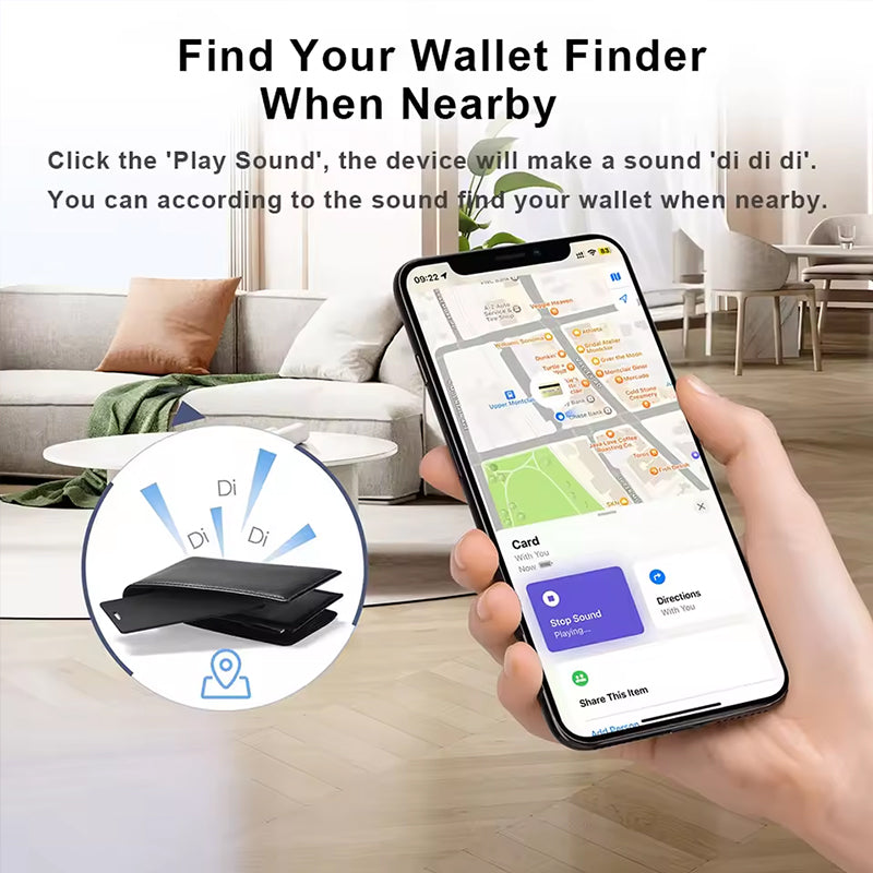 Android Bluetooth Tracker Card. Supports Google Find My. Locate keys, luggage, pets. - Korvel