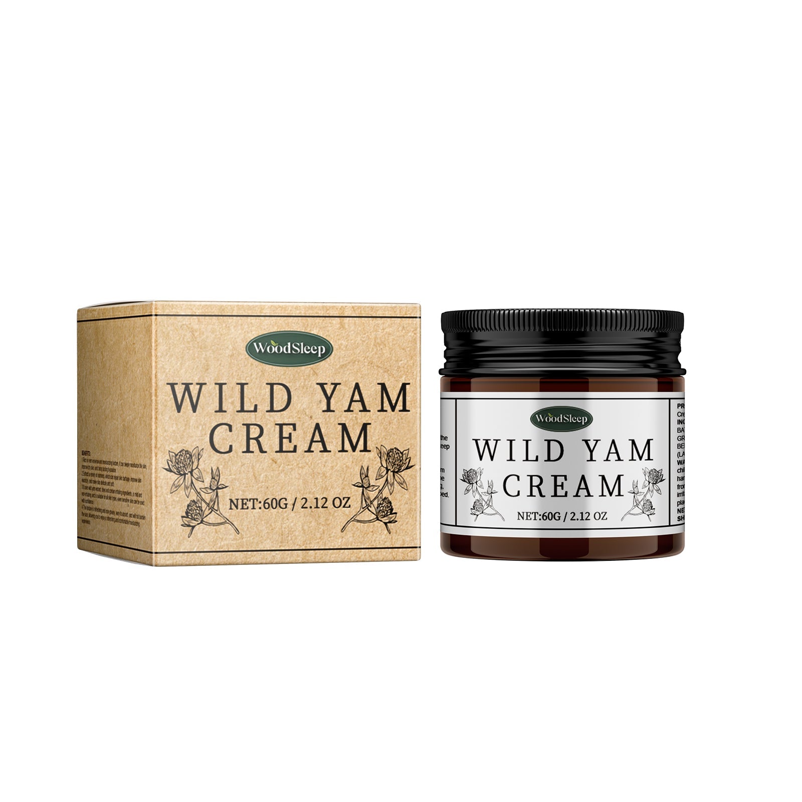 Woodsleep Yam Moisturizing Moisturizer, Moisturizing And Firming Skin Moisturizer That Reduces Fine Lines - Korvel