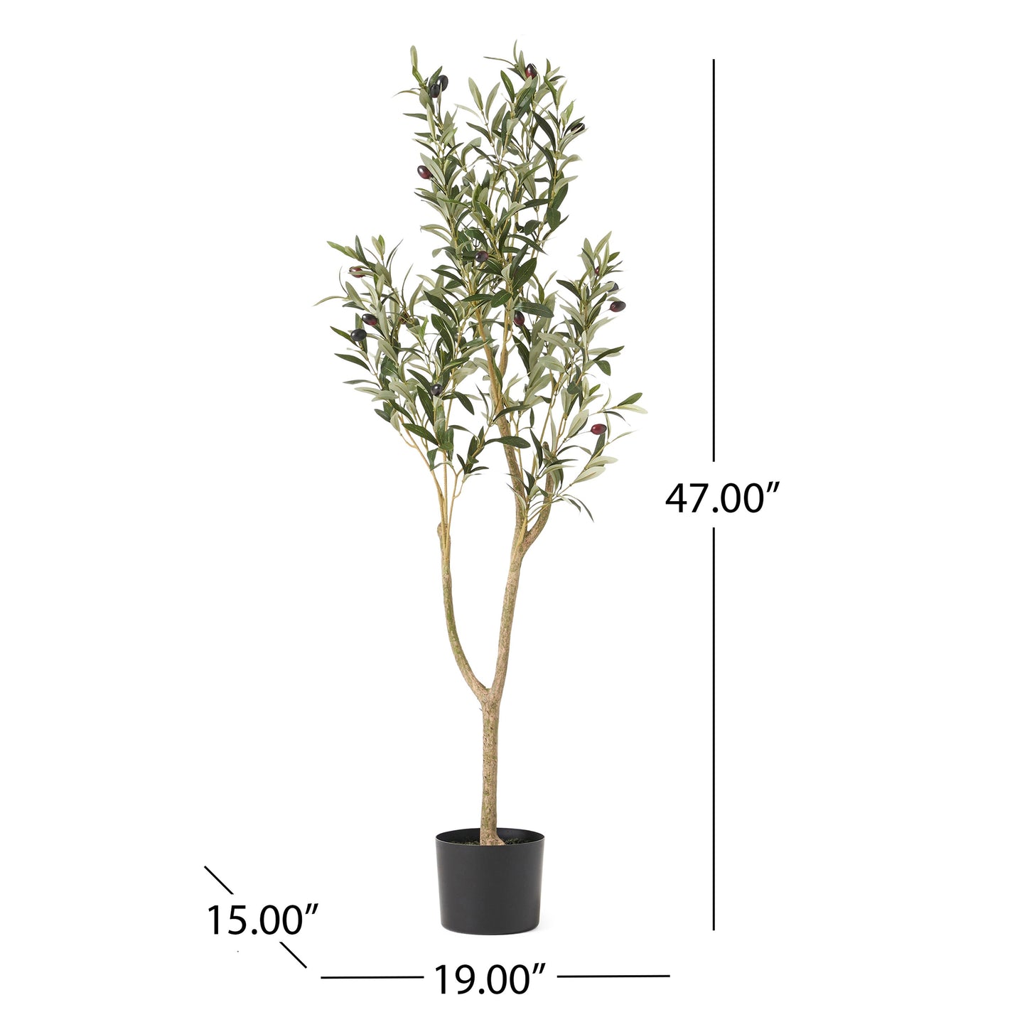 120CM ARTIFICIAL OLIVE TREE - Korvel
