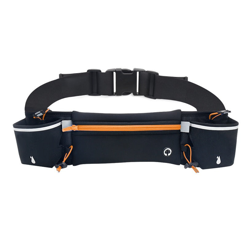 New Outdoor Sports Waist Bag Fitness Multi functional Water Bottle Bag Close fitting Running Phone Waist Bag Marathon Bag - Korvel