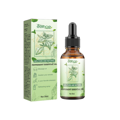 Calming Body Massage Oil with Peppermint Essence