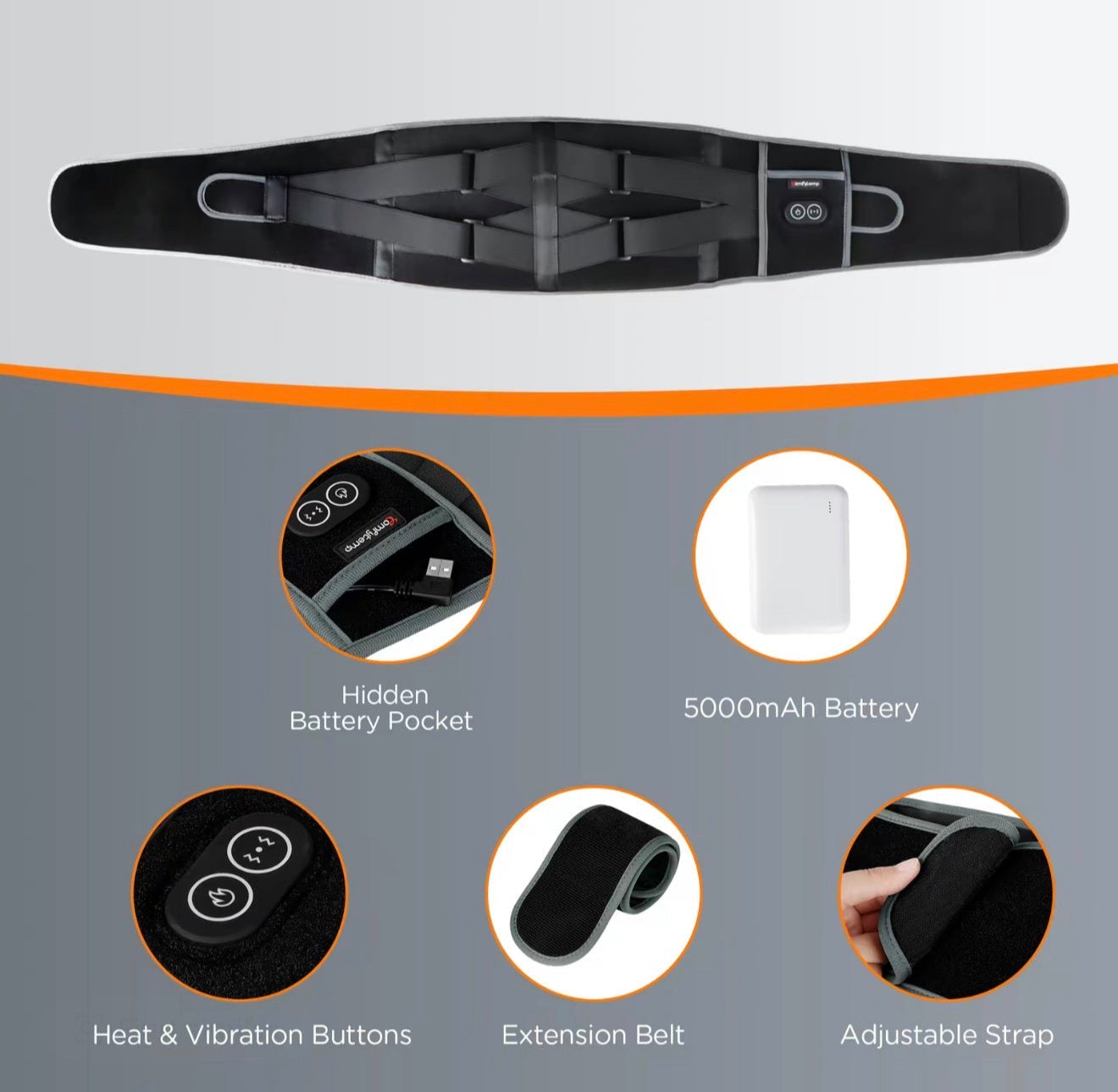 HeatFlex Back Massager - Korvel