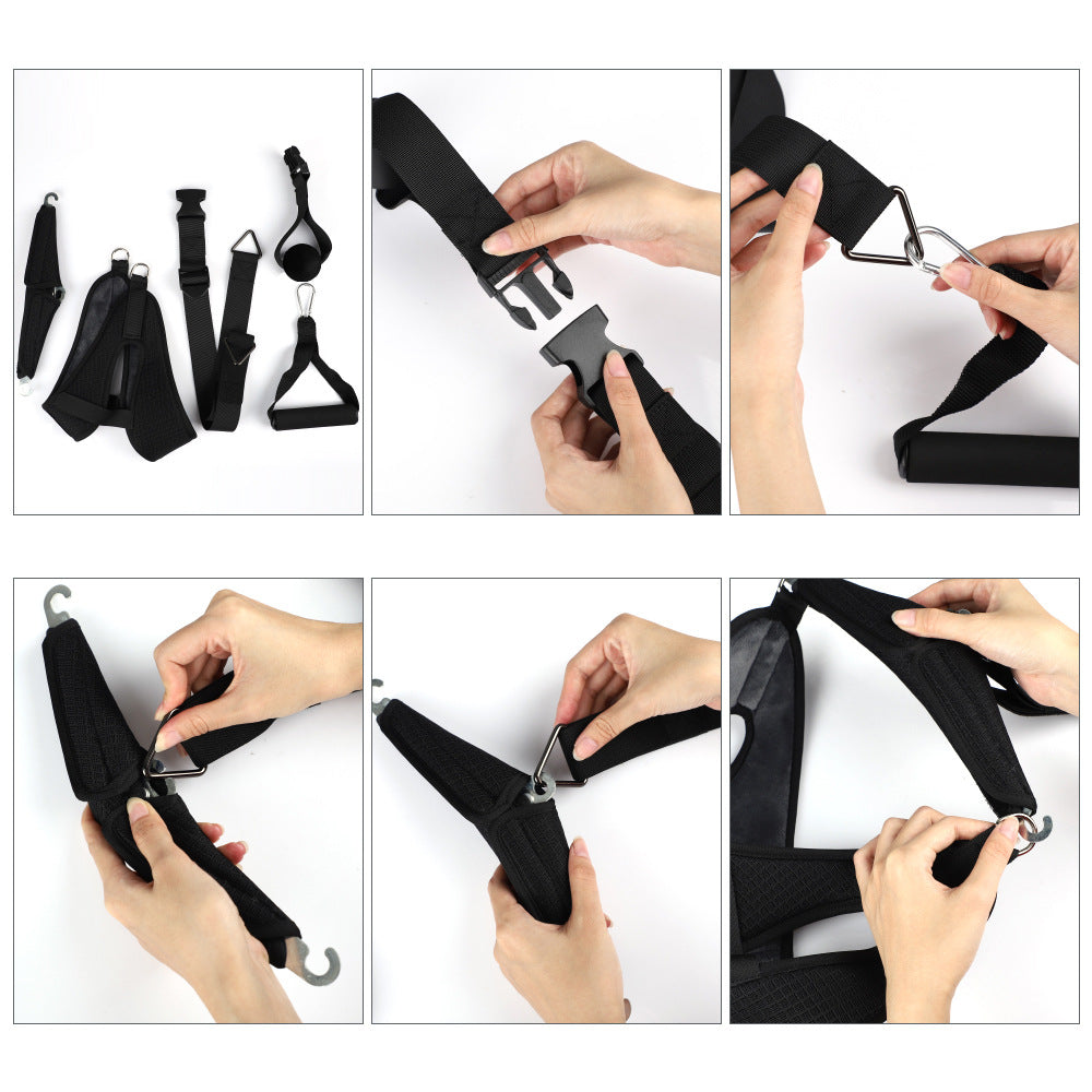 Dispositivo de tracción cervical portátil para soporte del cuello
