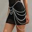 Cadena Corset Mariposa Minimalista con Perlas Imitación