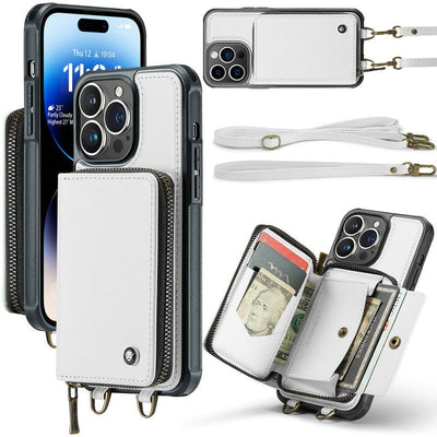 Étui de téléphone portefeuille premium pour iPhone 14 Pro et Samsung S22 Ultra