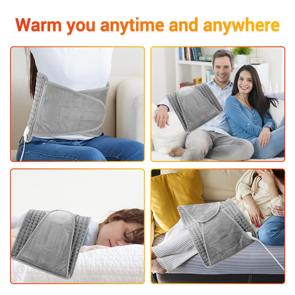 9-speed timed hot compress multifunctional electric blanket household lumbar disc waist protection heating pad waist belt - Korvel