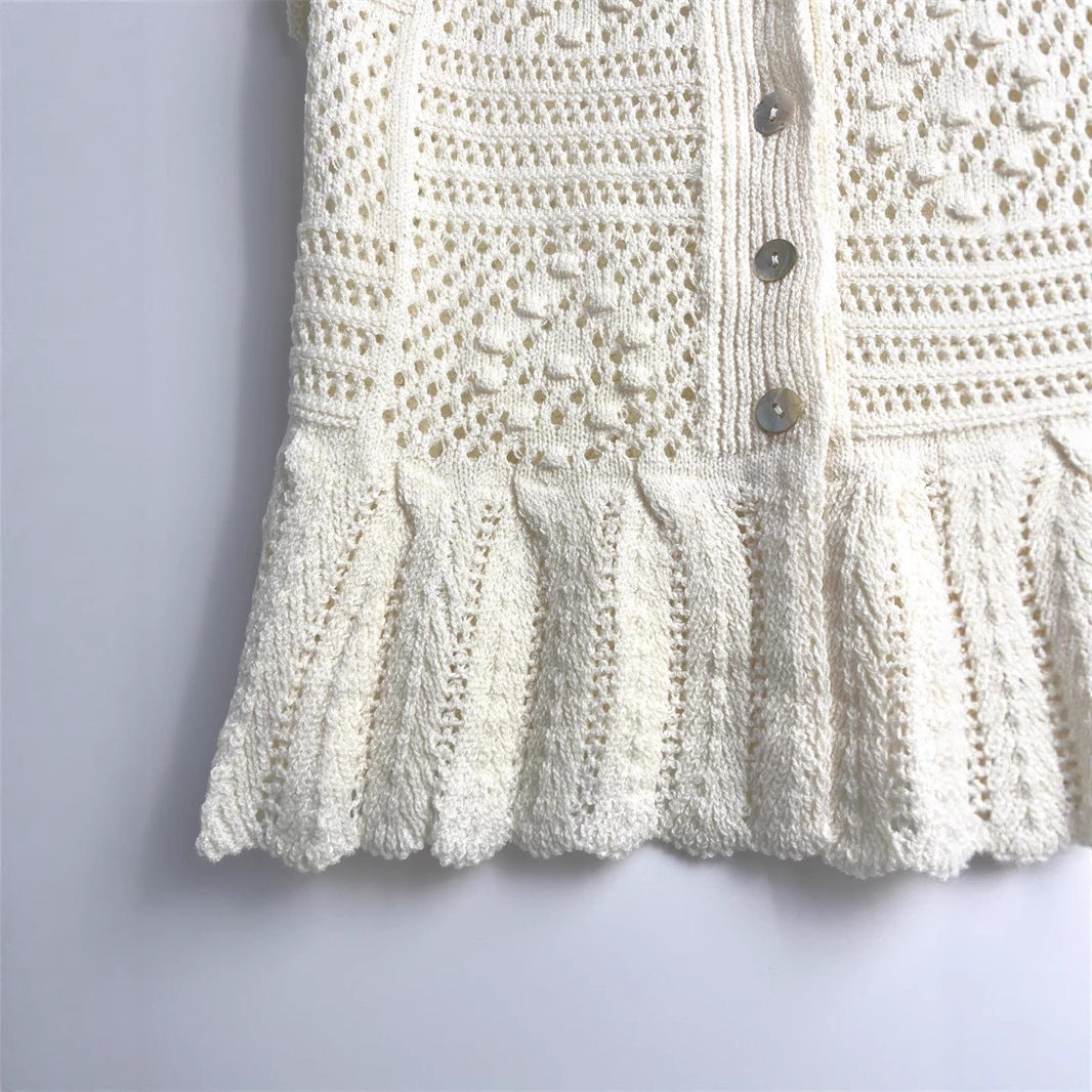 Spring Style Round Neck Solid Color Women's Knitwear