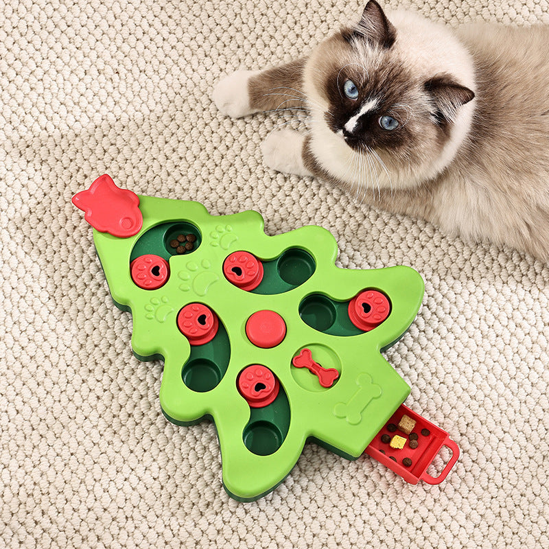 Interactive Slow Feeder Dog Bowl - Puzzle Toy for Pets - Korvel