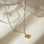 Elegant Stainless Steel Heart Pendant Necklace