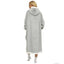 Hoodie en Flanelle Super Long pour un Confort Ultime