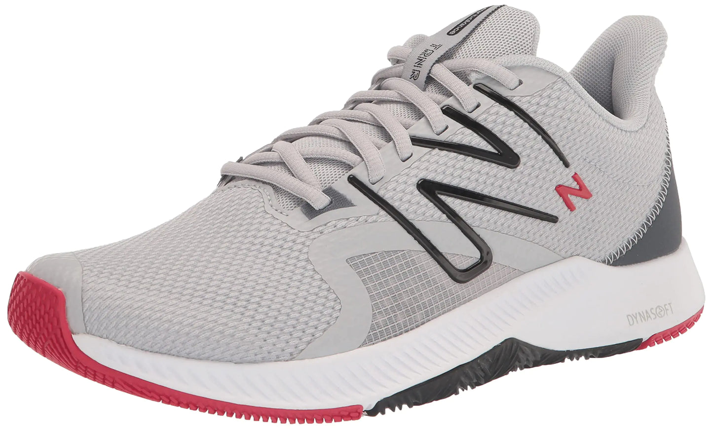 New Balance DynaSoft TRNR V2 Men's Cross Trainer - Light Aluminum/Black/Team Red