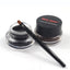 Music Flower 2 in 1 Coffee + Black Gel Eyeliner Make Up Waterproof Eye Liner Cosmetics Set Eyeliner Pens Makeup Brushes Set - Korvel