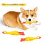 Pet Latex Toy Soft and Durable Latex Squeaky Duck for Small and Medium Dogs - Korvel