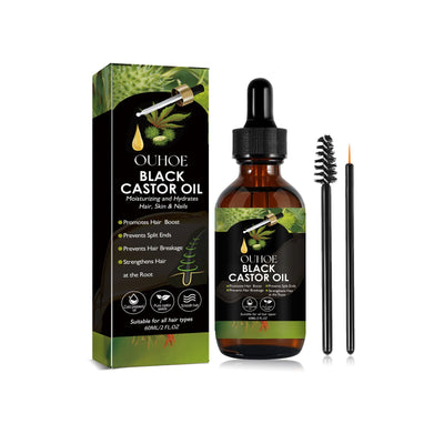 Premium Castor Oil Hair Care Essential for Moisturizing & Smoothing