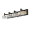 LED 4-Light Modern Crystal Bathroom Vanity Light Over Mirror Bath Wall Lighting  Fixtures - Korvel