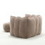 Soft Bean Bag Chair with High Resilient Foam(Chips)for living room and bedroom,Comfortable Square Lazy Sofa with Footstool - Korvel