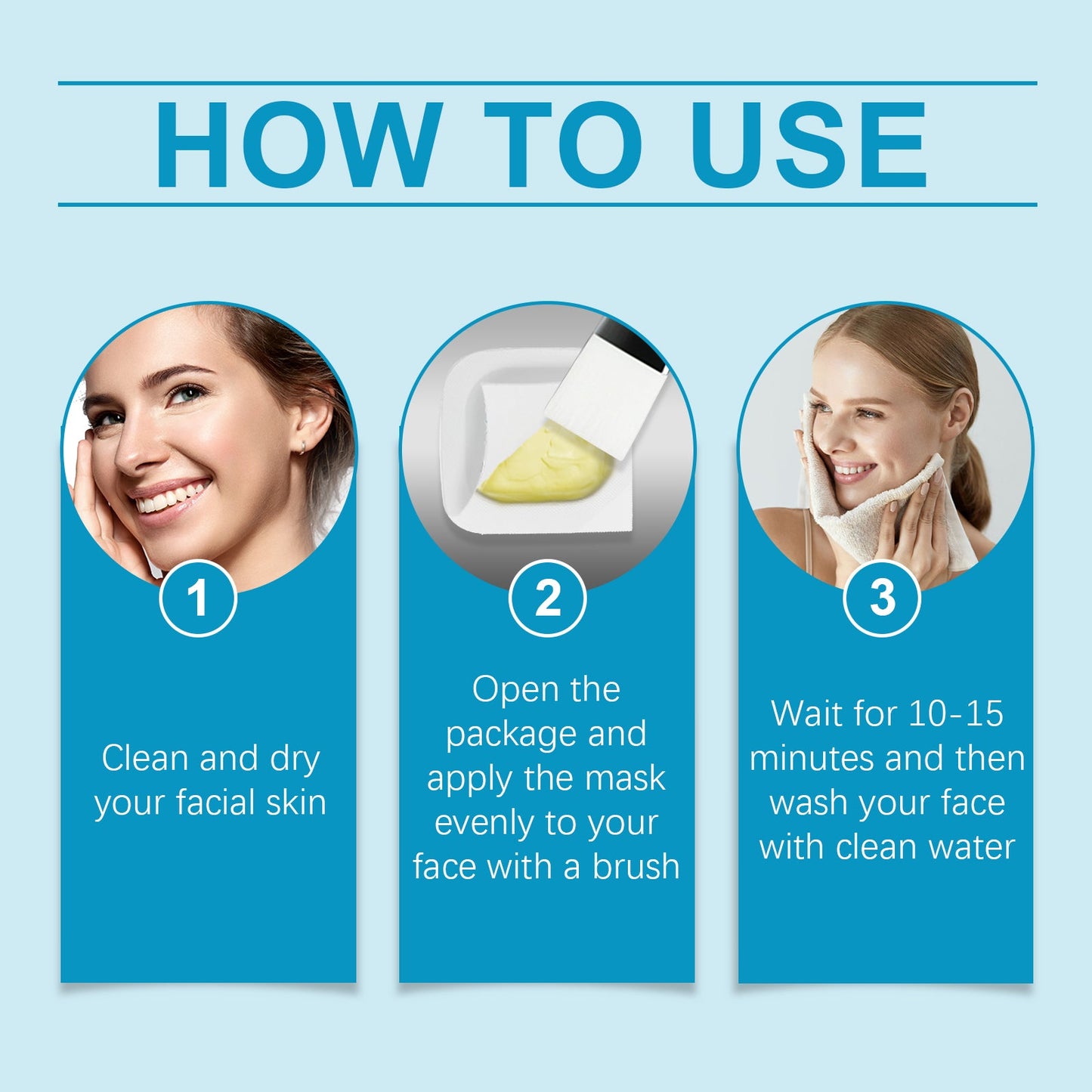Masque de traitement complet pour le visage premium pour l'exfoliation et l'hydratation