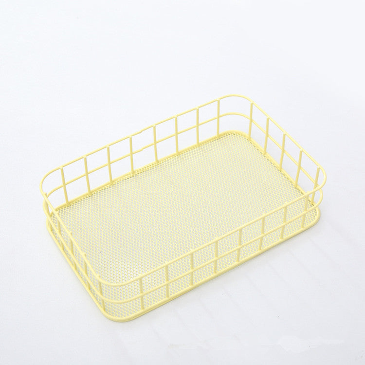 Desktop storage basket cosmetic storage basket home storage - Korvel