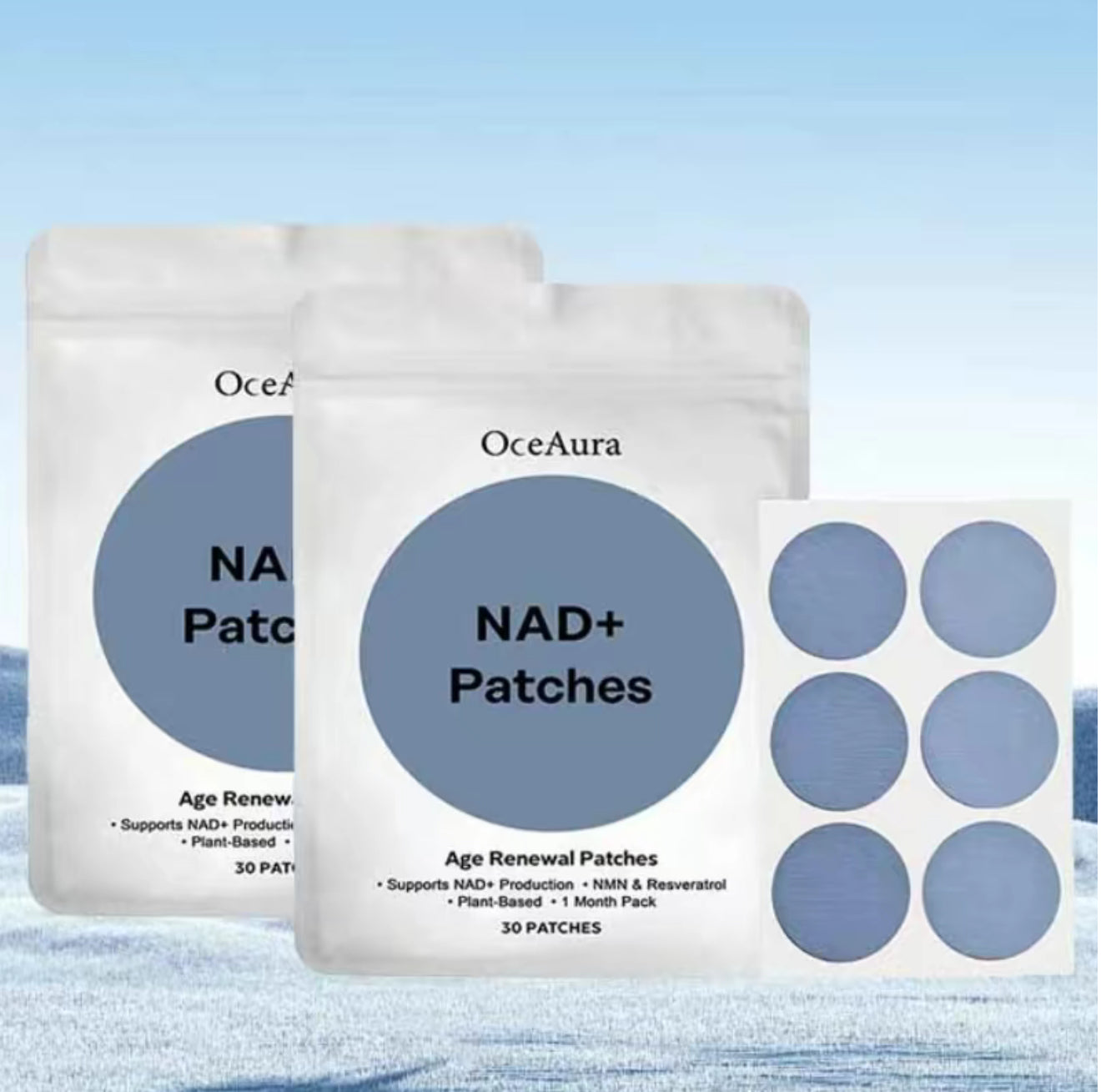 NAD+ Patches  GLP-1 Patch,Firming Skin and Body Shaping Care Patch - Korvel