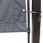 Universal Canopy Cover Replacement for 12x9 Ft Curved Pergola - Grey