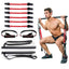 Bâton de Pilates avec bandes de résistance premium pour entraînements à domicile