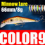 AFISHLURE Bass Wobblers Trout Fishing Lure  66mm/8g Minnow  Hard Baits Iscas Artificial Pesca Leurre - Korvel