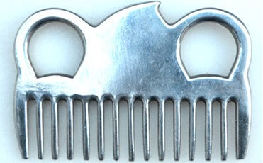 Sturdy Stainless Steel Horse Pony Grooming Tool Comb - Korvel