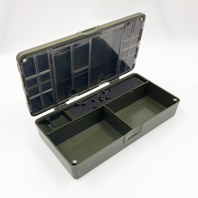 Portable Fishing Tackle Box with Magnetic Compartments