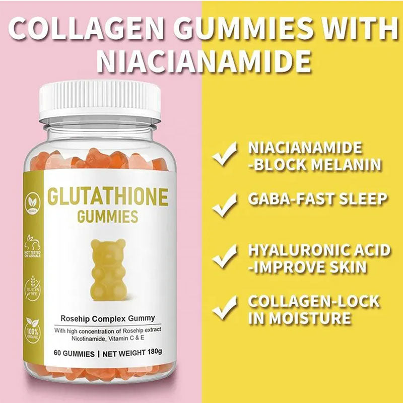 Niacinamide gummies Glutathione gummies Collagen gummies - Korvel