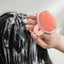 Soft adhesive double-sided hair brush massager for adults and children hair brush for gods bathroom shower brush head massage - Korvel