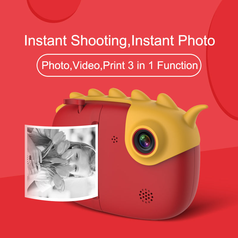 The New Shoot-And-Get High Definition Children's Camera Print Photo Camera Shoot And Get Printable DIY Graffiti - Korvel