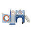Toddler Pirate Ship Slide Set with Basketball Hoop